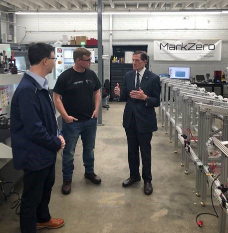 Senator Blumenthal visits MarkZero Prototypes in Watertown, a small engineering and manufacturing company working on nationally-recognized innovative solutions to increase drinking water supply. 